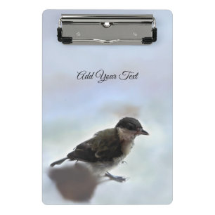 Tidi my Bird the Parus Major Mini Clipboard