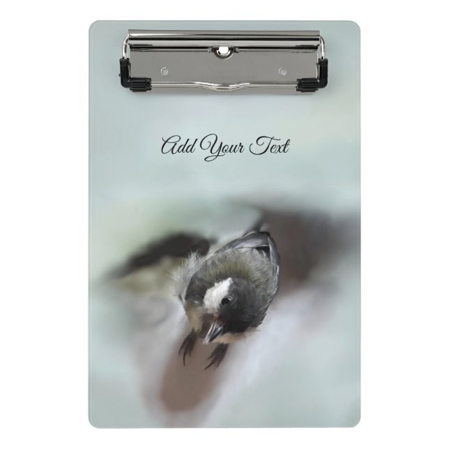 Tidi my Bird the Parus Major Mini Clipboard (Front)