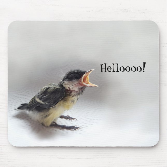 Tidi my Bird the Parus Major Mouse Pad (Front)