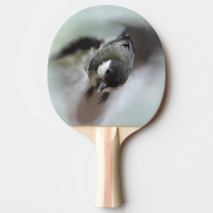 Tidi my Bird the Parus Major Ping Pong Paddle