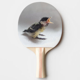 Tidi my Bird the Parus Major Ping Pong Paddle