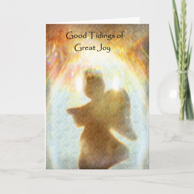 Tidings of Great Joy Christmas Card (Front)