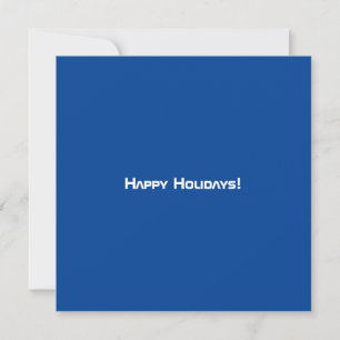 Tidy Blue Modern QR Code Card
