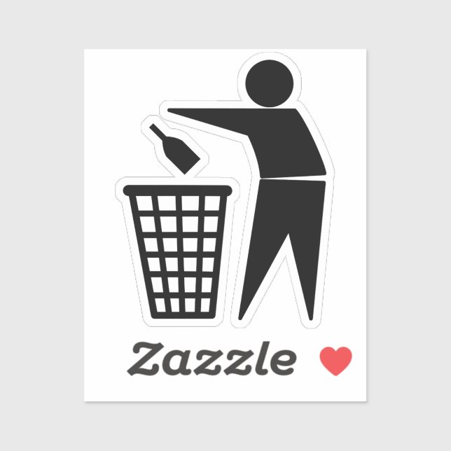 Tidy Man and Trash Symbol (Sheet)