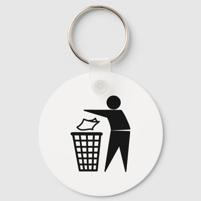 Tidy Man Key Ring (Front)