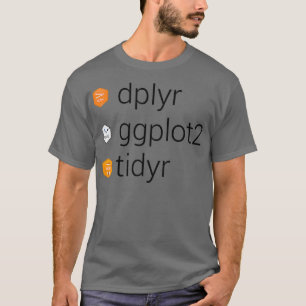Tidyverse libraries dplyr ggplot2 tidyr T-Shirt