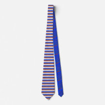 Tie-abstract /USA Flag