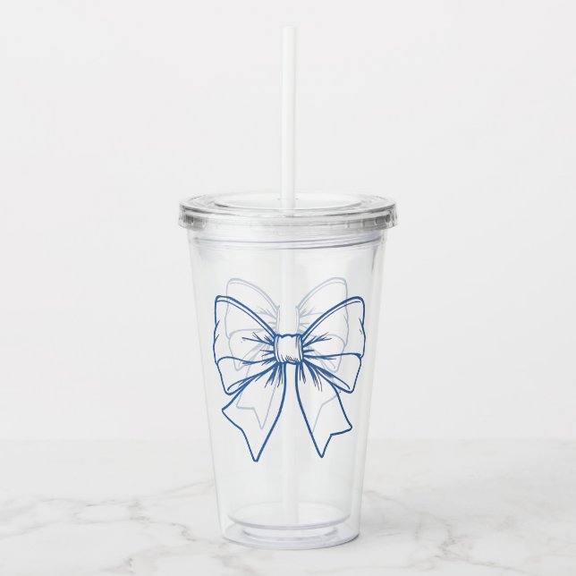 Tie Acrylic Tumbler (Front)