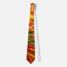 Tie- AUTUMN COLORFUL ABSTRACT DESIGN