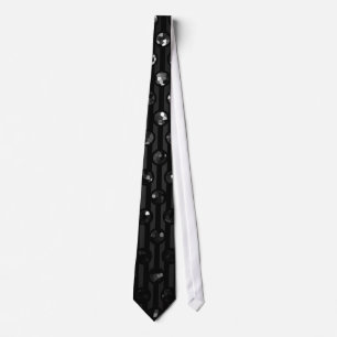 Tie Black Sparkley Jewels