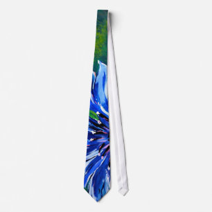 Tie: Blue Batchelor Button Tie
