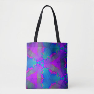 tie die tote bag