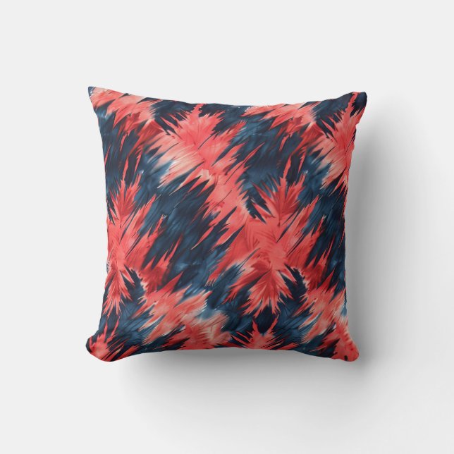 Tie DIY seamless pattern  Cushion (Front)
