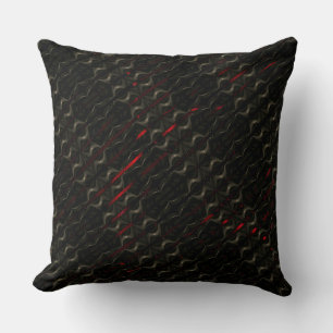 Tie-down of brownihs and red metallics wires? cushion