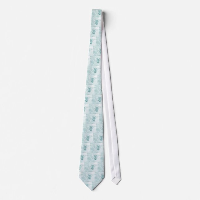 Tie - Dreamy Butterfly - Aqua (Front)
