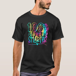 Tie Dye 100 Days Smarter Student Happy 100th Day O T-Shirt