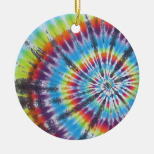 Tie Dye 2 - Most Popular Ceramic Tree Decoration