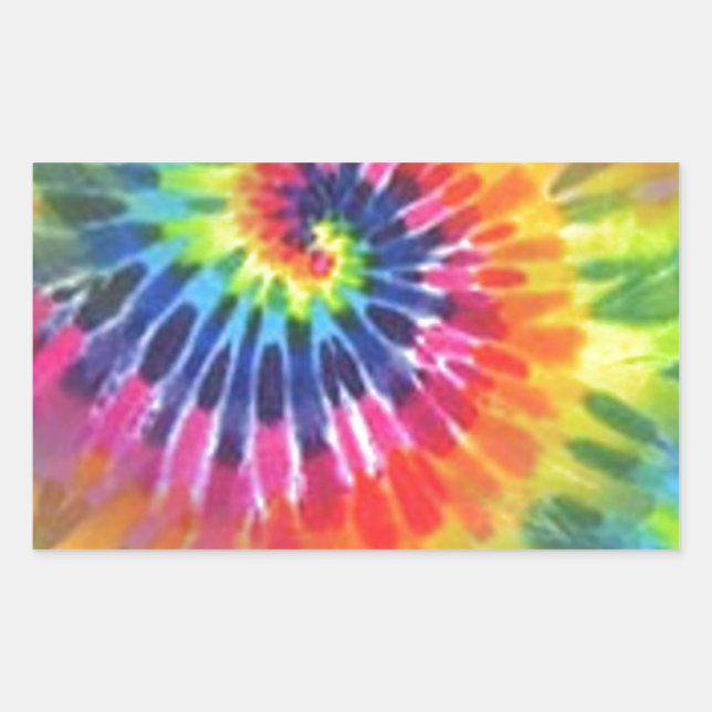 Tie Dye 2 Rectangular Sticker (Front)