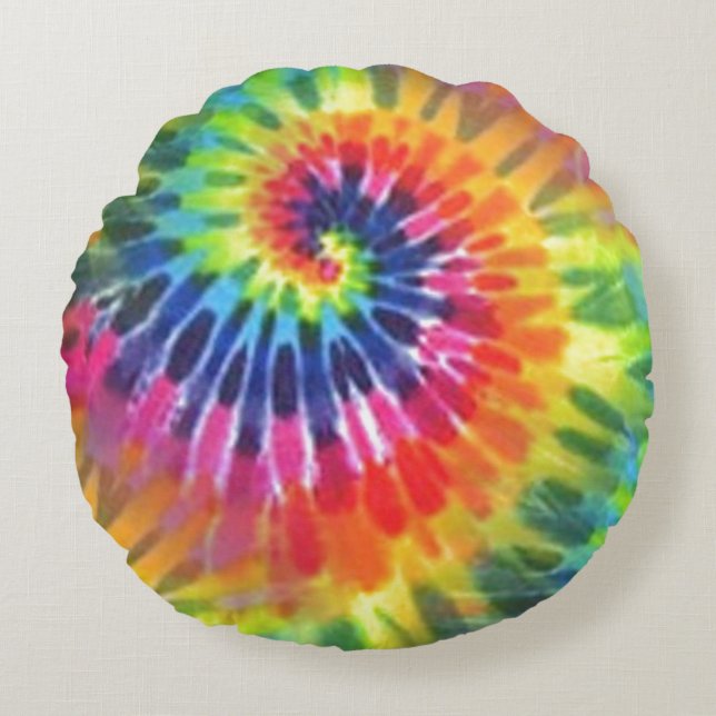Tie Dye 2 Round Cushion (Front)