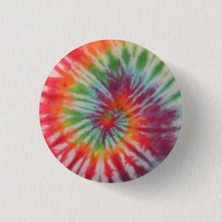 tie dye 3 cm round badge