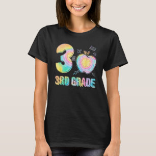 Tie Dye 3 Is For 3rd Grade Back To School Teacher  T-Shirt