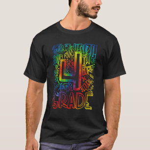 Tie Dye 4th Grade  Fourth Grade Back To School T-Shirt