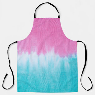 Tie-Dye Abstract: Cotton Fabric Design. Apron