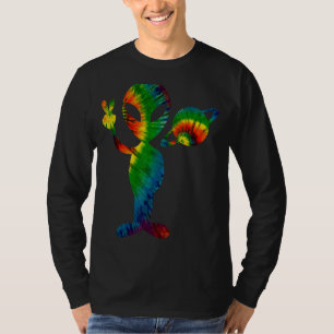Tie Dye Alien Peace Space World Ufo Day Peace Sign T-Shirt