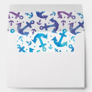 Tie Dye Anchor Pattern 2 Envelope