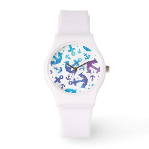 Tie Dye Anchor Pattern 2 Watch