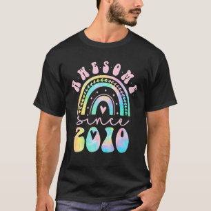 Tie Dye Awesome Since 2010 Rainbow 12th Birthday 1 T-Shirt