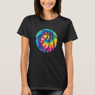 Tie Dye Ball  Basketball Player Trainer Sports Ins T-Shirt