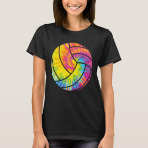 Tie Dye Beach Volleyball Retro Setters Players C T-Shirt