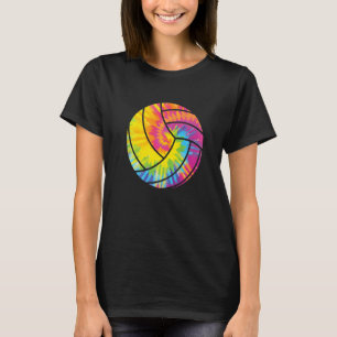 Tie Dye Beach Volleyball Retro Setters Players Co T-Shirt