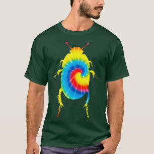 Tie Dye Beetle Rainbow Print Ladybug Hippie Gift T-Shirt
