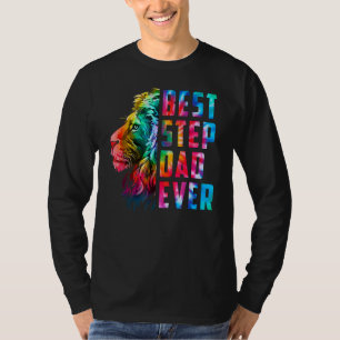 Tie Dye Best Step Dad Ever Cool Grandpa Father's D T-Shirt