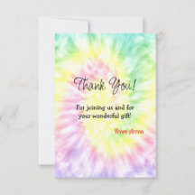 Tie Dye Birthday