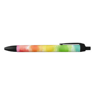 Tie Dye Black Ink Pen