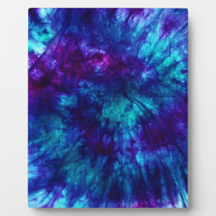 Tie Dye/Blue and Green Plaque