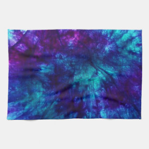 Tie Dye/Blue and Green Tea Towel