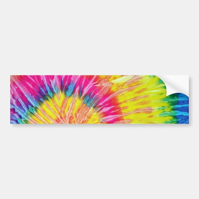 Tie Dye Bumper Sticker (Front)