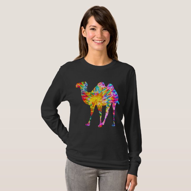 TIE DYE CAMEL T-Shirt (Front Full)