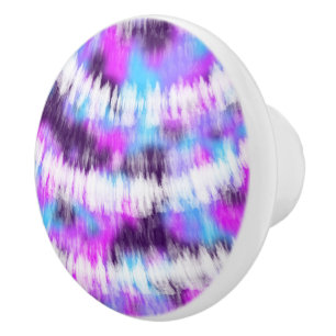 Tie-Dye Ceramic Knob