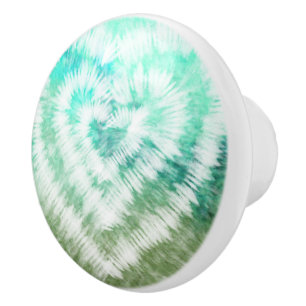 Tie-Dye Ceramic Knob