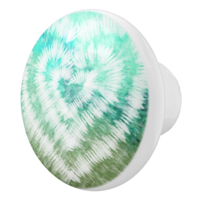 Tie-Dye Ceramic Knob (Right)