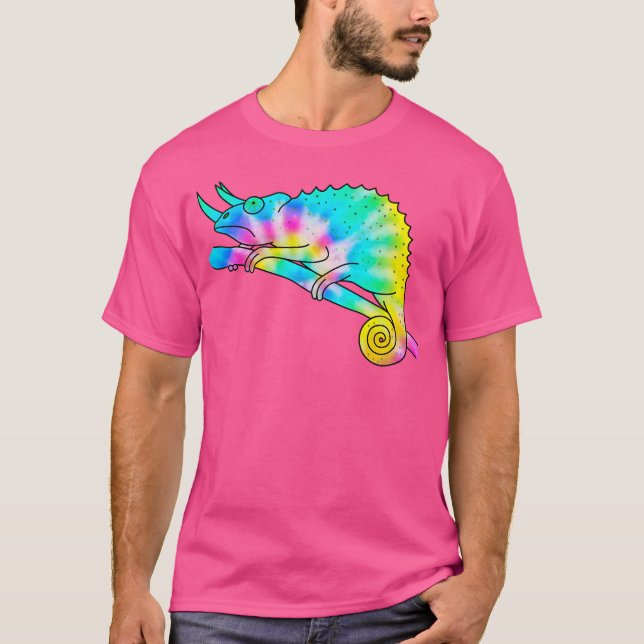 Tie Dye Chameleon T-Shirt (Front)