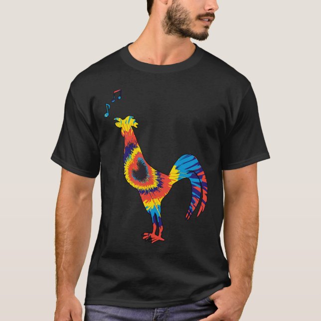 tie dye Chicken song   T-Shirt (Front)