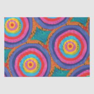 Tie Dye Circles Tissue Paper