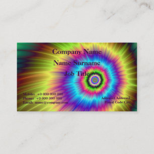 Tie-dye Colour Explosion Business Card