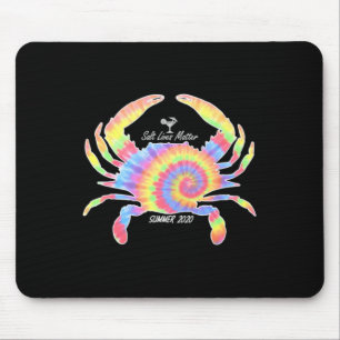 Tie Dye Crab Salt Sogovernment Agencyl Distancing Mouse Pad